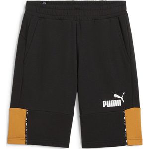 Puma Ess Block X Tape 10´´ Sweat Shorts Zwart M Man
