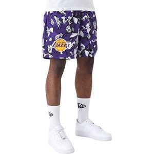 New Era Nba Team Aop Short Short Los Angeles Lakers Korte Broek