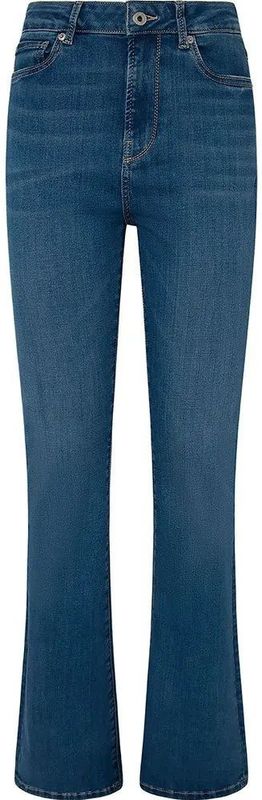 Pepe Jeans - PL204733HV8 - Flare Jeans - Blauw - Casual - Katoen - Denim - Duurzaam