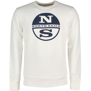 North Sails Organic Fleece Sweatshirt Wit 2XL Man