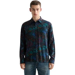 Scotch & Soda Printed Relaxed-fit Overhemd