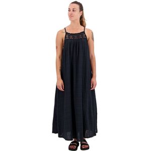 Superdry Vintage Long Halter Cami Dress Blauw XS Vrouw