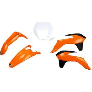 Ufo Ktm Exc/exc-f 2014-2016 With Headlight Ktkit524-999 Plastic Set