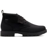 Clarks - Berhill Mid GTX - Leren Laarzen - Zwart - Casual
