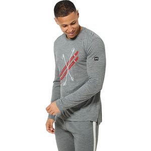 Super.natural - Kryssede Ski - T-shirt - Lange Mouwen