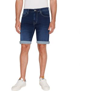 Pepe Jeans Slim Gymdigo Fit Denim Shorts Blauw 33 Man