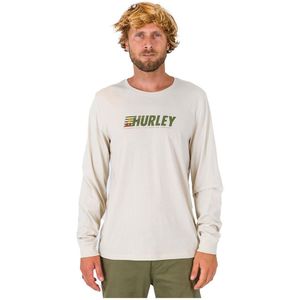 Hurley Evd Explore Expolation Long Sleeve T-shirt Beige 2XL Man