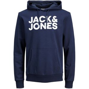 Jack & Jones Large Size Corp Logo Hoodie Blauw 8XL Man