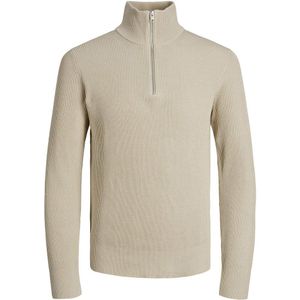 Jack & Jones Perfect Half Zip Sweater Beige L Man