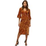 Superdry - W8011965A - Midi-jurk - Dierenprint - Korte Mouwen