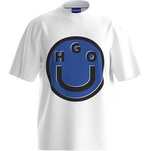 Hugo Nimper 10262283 T-shirt Met Korte Mouwen Wit Man