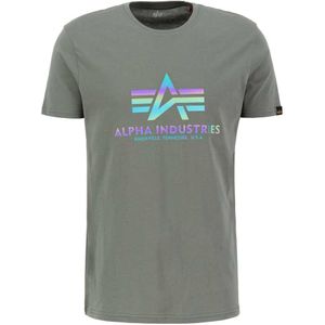 Alpha Industries Basic T Rainbow T-shirt Met Korte Mouwen