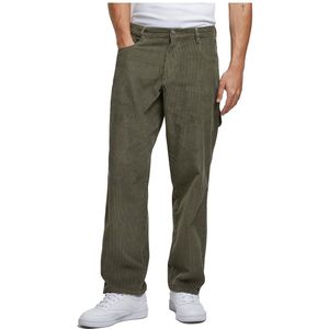 Broek - Cargozak - Corduroy - Effen - Ritssluiting, Loosefit, Riemlussen
