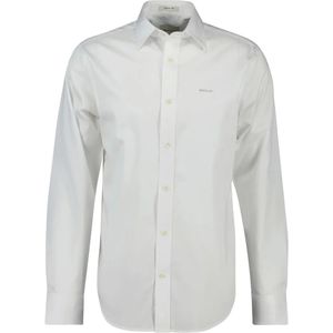 Gant Sateen Regular Overhemd Met Lange Mouwen