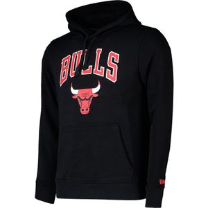 New Era Team Logo Po Chicago Bulls Hoodie Zwart L Man