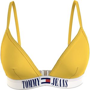 Tommy Jeans Uw0uw04079 Bikini Top Geel L Vrouw