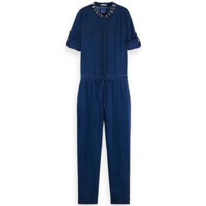 Scotch & Soda Indigo Tencel Overall