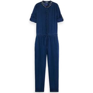 Scotch & Soda Indigo Tencel Overall