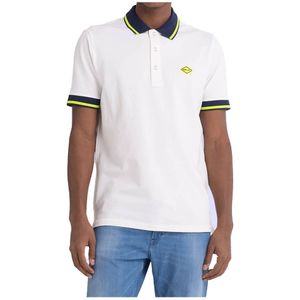 Replay M3685c.000.21868 Short Sleeve Polo Wit 2XL Man