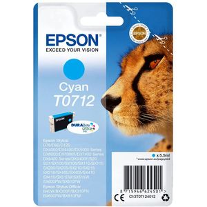 Epson T0712 inktcartridge 1 stuk(s) Origineel Normaal rendement Cyaan
