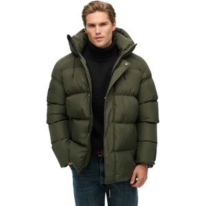 Superdry - 5 Baffle Sports - Gewatteerde Jas - Capuchon - Relaxte Pasvorm