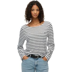 Dames-T-shirt met lange mouwen Superdry Studios Slub