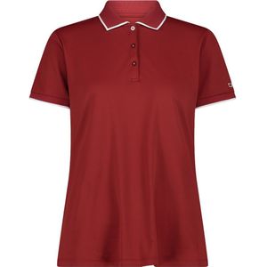 Cmp 31t5066 Short Sleeve Polo Rood 46 Vrouw