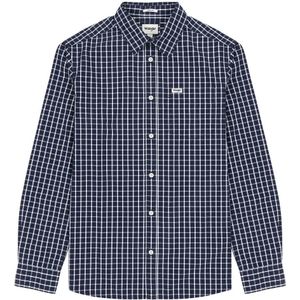 Wrangler 1 Pocket Regular Fit Long Sleeve Shirt Blauw L Man