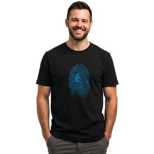 Kruskis Climber Fingerprint T-shirt Met Korte Mouwen