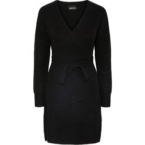Pieces Ellen Long Sleeve Short Dress Zwart 2XS Vrouw