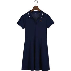 Gant Piqué Korte Mouw Jurk