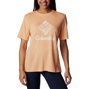Columbia Bluebird Day Relaxed Crew Short Sleeve T-shirt Oranje S Vrouw