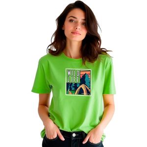 Kruskis Wild Life Frame T-shirt Met Korte Mouwen