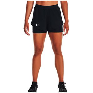 Under Armour Fly By Elite 2-in-1 Shorts Zwart S Vrouw