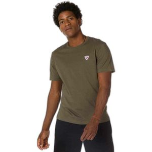 Rossignol Logo Plain Short Sleeve T-shirt Groen XS Man