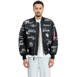 Alpha Industries - MA-1 Peace - Bomberjack - Oranje - Nylon