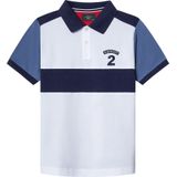Hackett Londonvoor jongens. HK5600008 Polo nummer 2 wit (3Años= 97cm), Casual, Katoen, Korte mouwen, kinderkleding