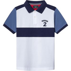 Hackett Londonvoor jongens. HK5600008 Polo nummer 2 wit (3Años= 97cm), Casual, Katoen, Korte mouwen, kinderkleding