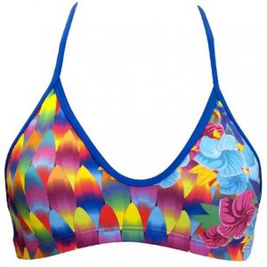 Turbo Surf And Flower Bikinitop