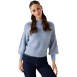 Guess - Keyla - Gebreide Trui - Pluizig - Opstaande Kraag - Lange Mouwen