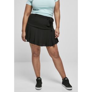 Urban Classics Skirt Viscose Mini Zwart 4XL Vrouw