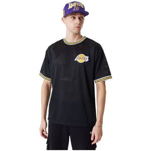 New Era Nba Os Mesh Los Angeles Lakers T-shirt Met Korte Mouwen