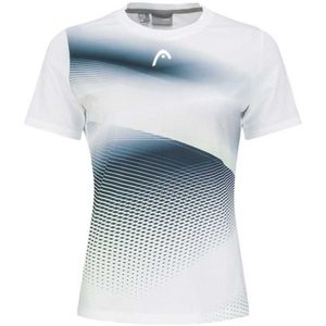 Head Racket Performance Short Sleeve T-shirt Wit M Vrouw