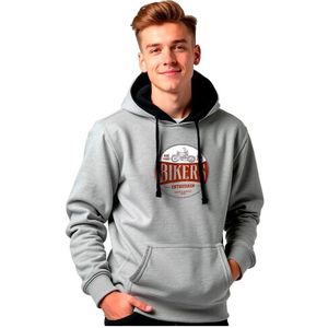 Kruskis Bikers Enthusiasm Two Colour Hoodie