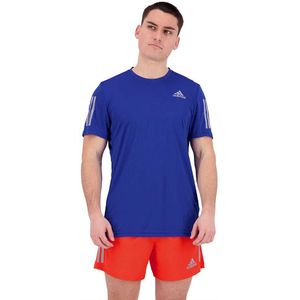Adidas Own The Run Short Sleeve T-shirt Blauw M / Regular Man