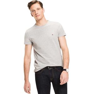 Tommy Hilfiger Core Stretch Slim Short Sleeve T-shirt Grijs M Man