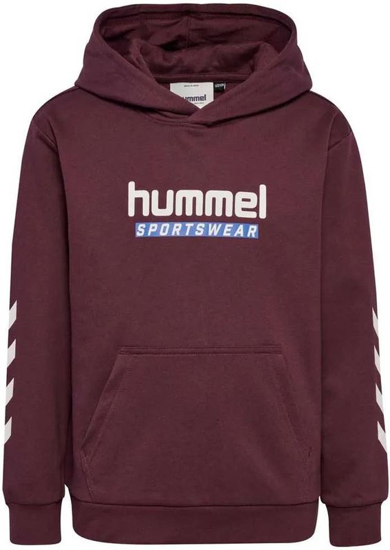 Hummel - Logo - Hoodie - Blauw - Katoen