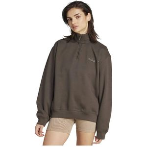 Adidas Originals Essentials Linear Oversized Sweatshirt Met Halve Rits