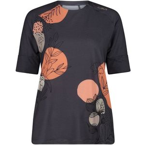 CMP - Damestrui - T-shirt - Zacht - Multifunctionele Snit - Gestreept Print