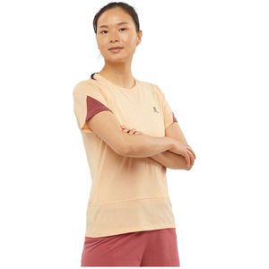 Salomon Cross Run Short Sleeve T-shirt Oranje XS Vrouw